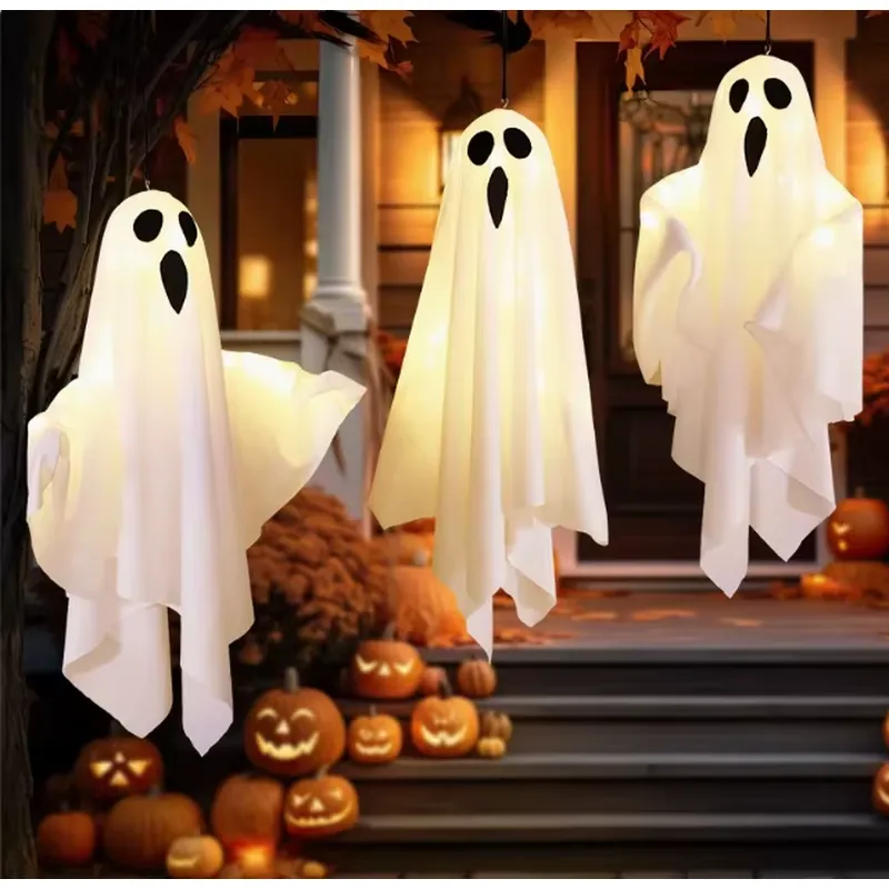 Pendant Lighting Christmas Decor - Indoor Outdoor LED Ghost Christmas Lights