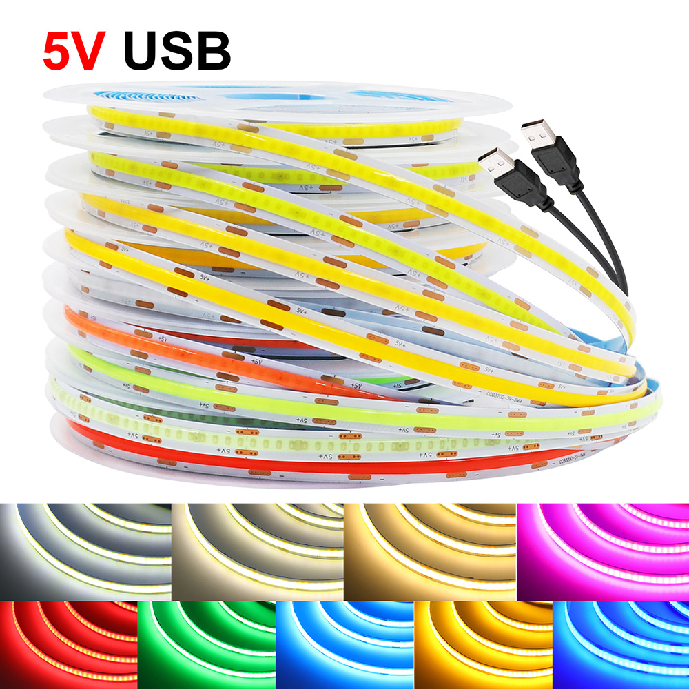 Decor Lighting Hours - DC 5V COB LED Strip Light