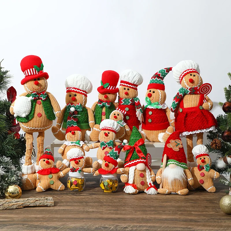 Pendant Lighting Christmas Decor - Christmas Decoration Gingerbread Man Ornaments Luminous