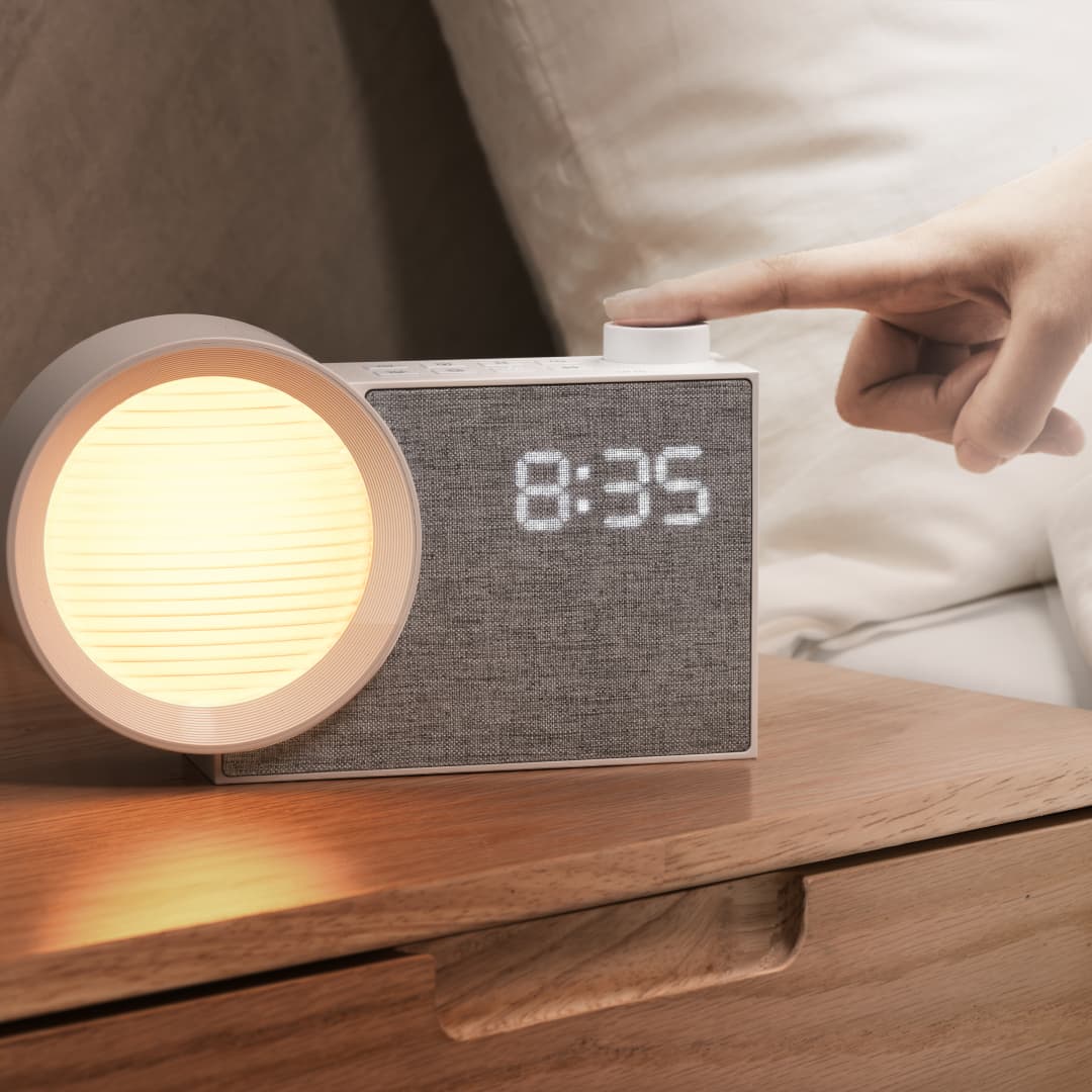 Decor Lighting Table Lamps - WILIT LED Night Light Alarm Clock