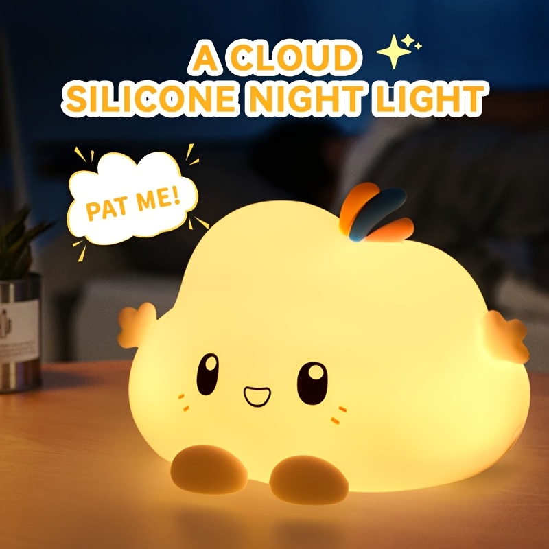 Decor Lighting Table Lamps - Cloud Night Light,Touch-Control Dimming, Charging &