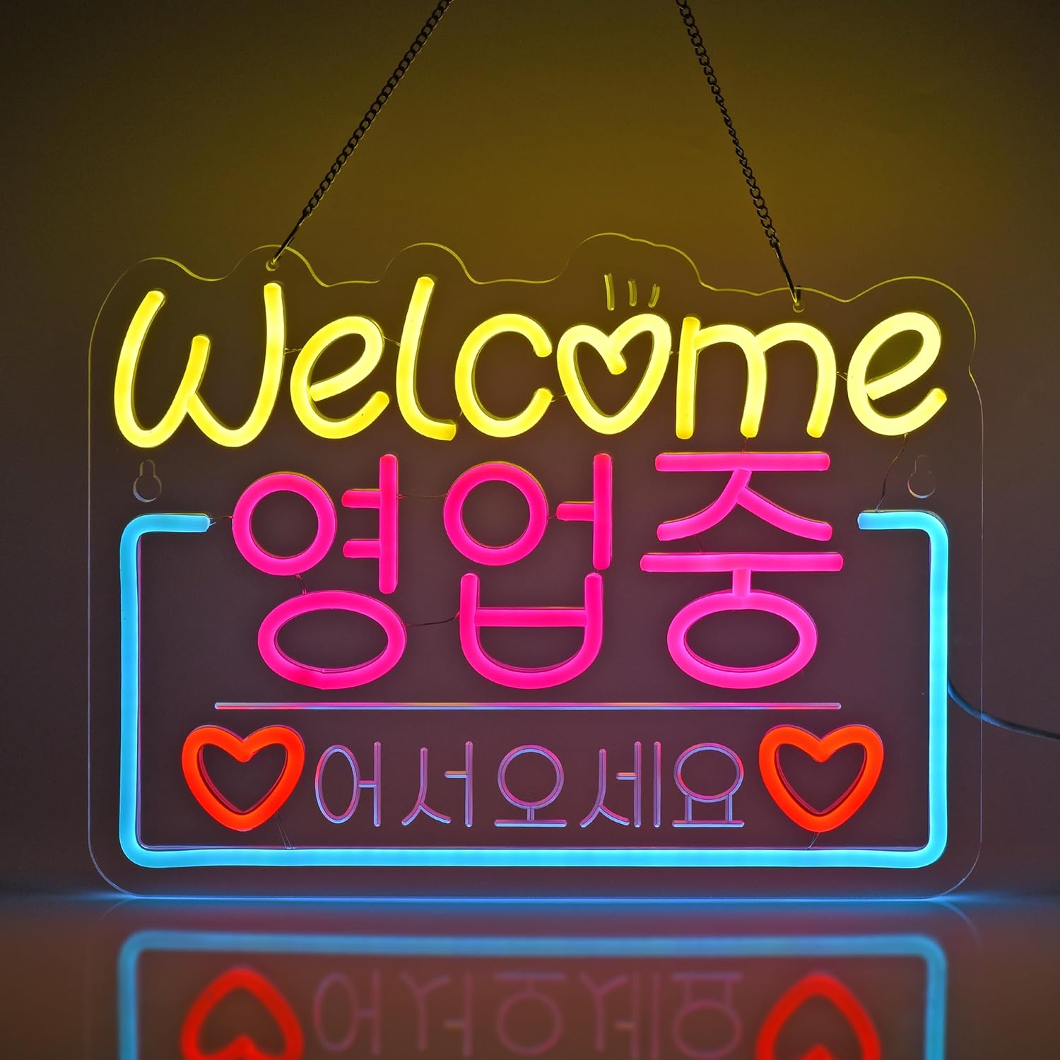 Decor Lighting Sales - Korean Welcome on Sale Neon Sign