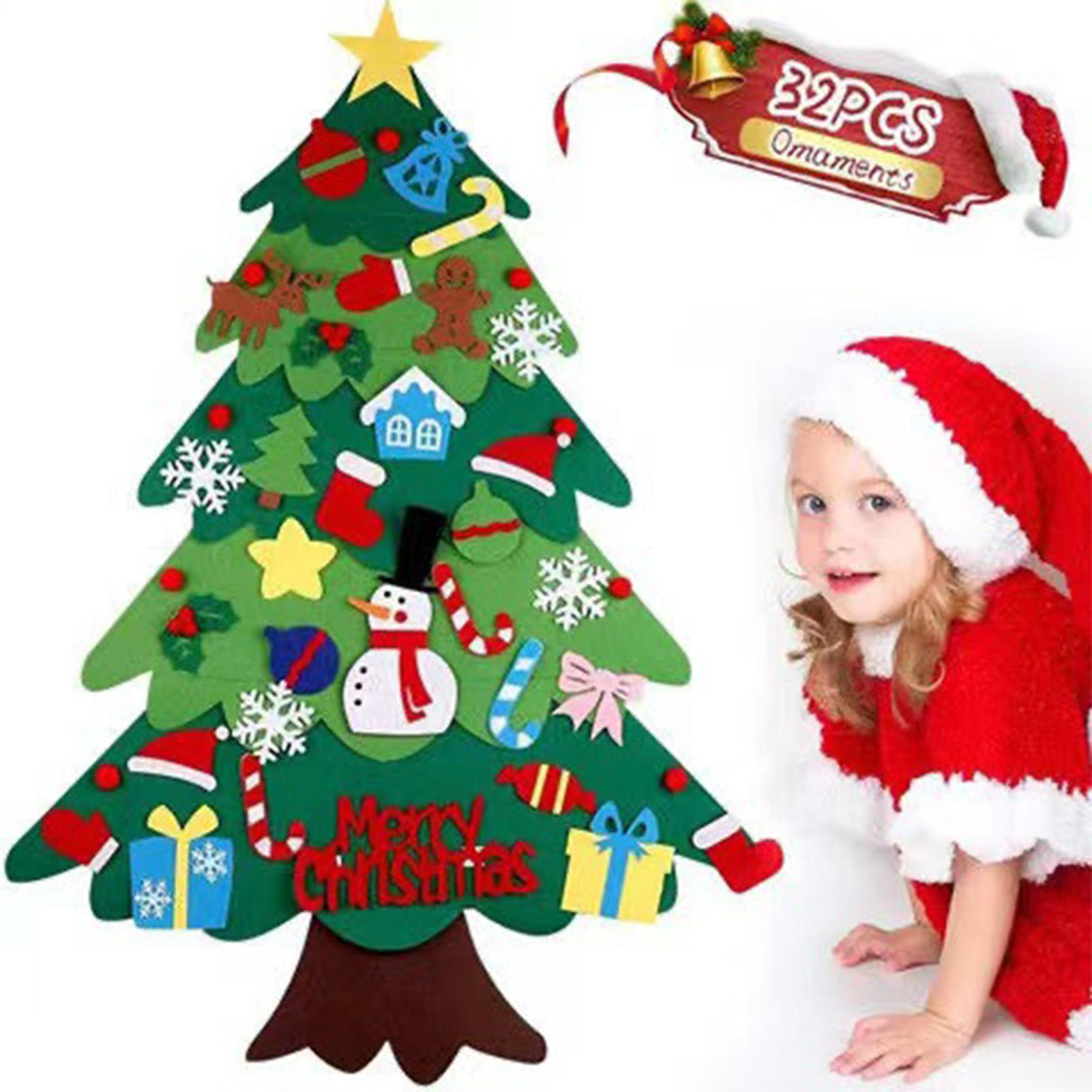 Non-woven Felt Christmas Tree  - đánh giá và giá Pendant Lighting Christmas Decor