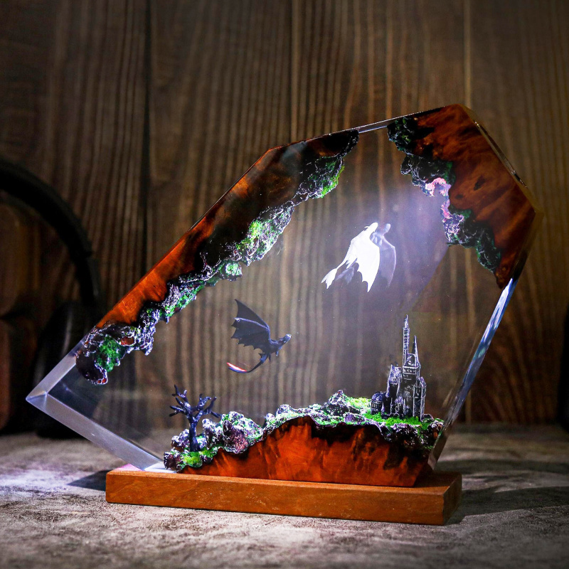 Creative Resin Night Light Bed - đánh giá và giá Decor Lighting Sales