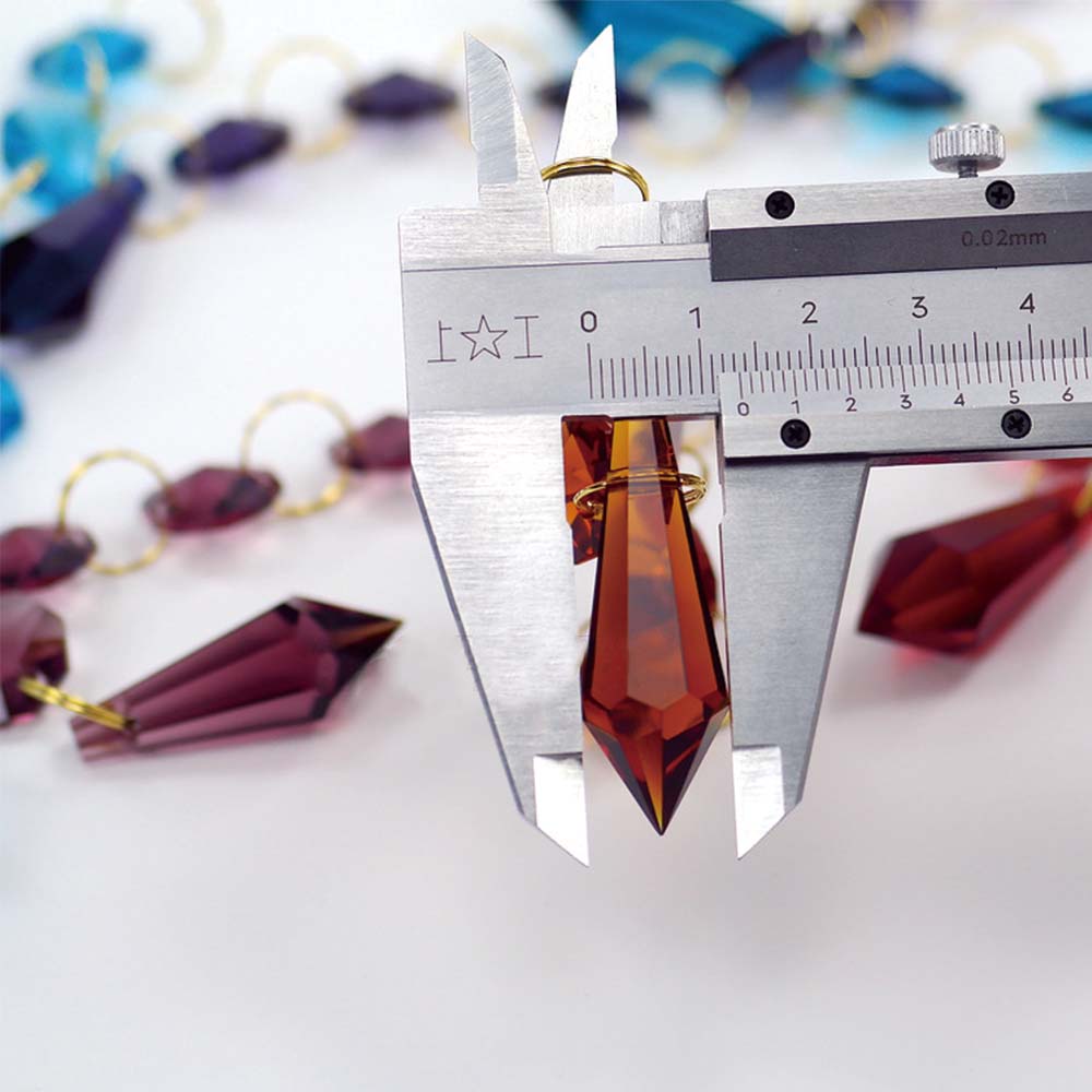 38mm Mix Sắc Màu Pha Lê Icicle - đánh giá và giá Pendant Lighting Christmas Decor