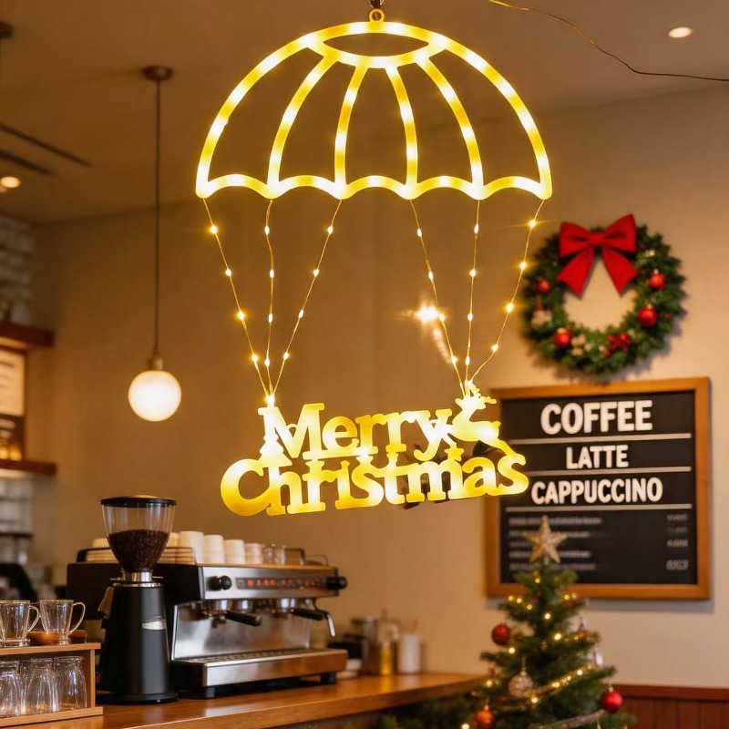 String Lights LED Santa Parach - đánh giá và giá Pendant Lighting Christmas Decor