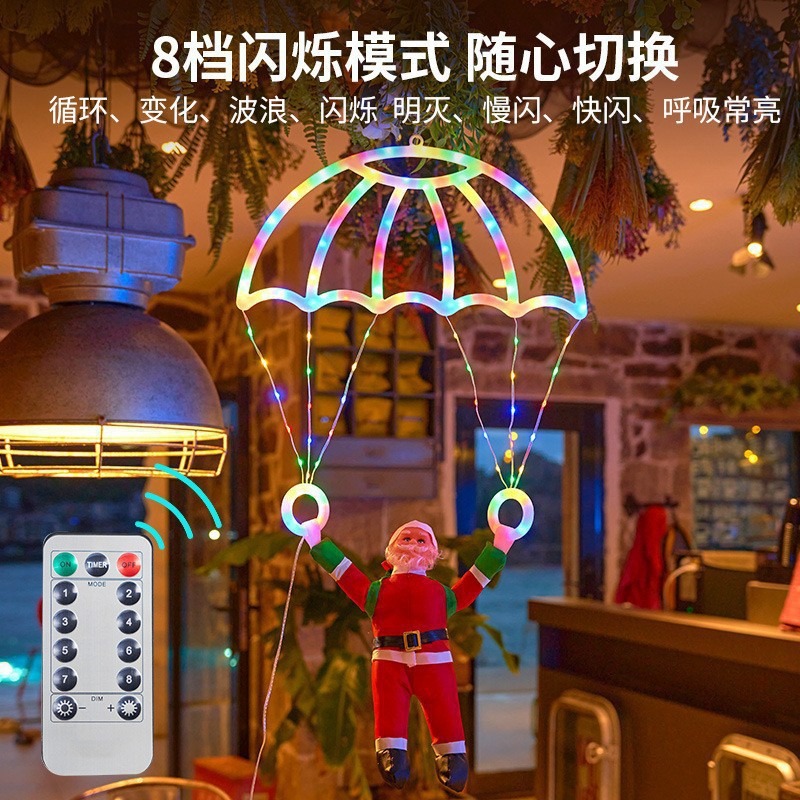 String Lights LED Santa Parach - đánh giá và giá Pendant Lighting Christmas Decor