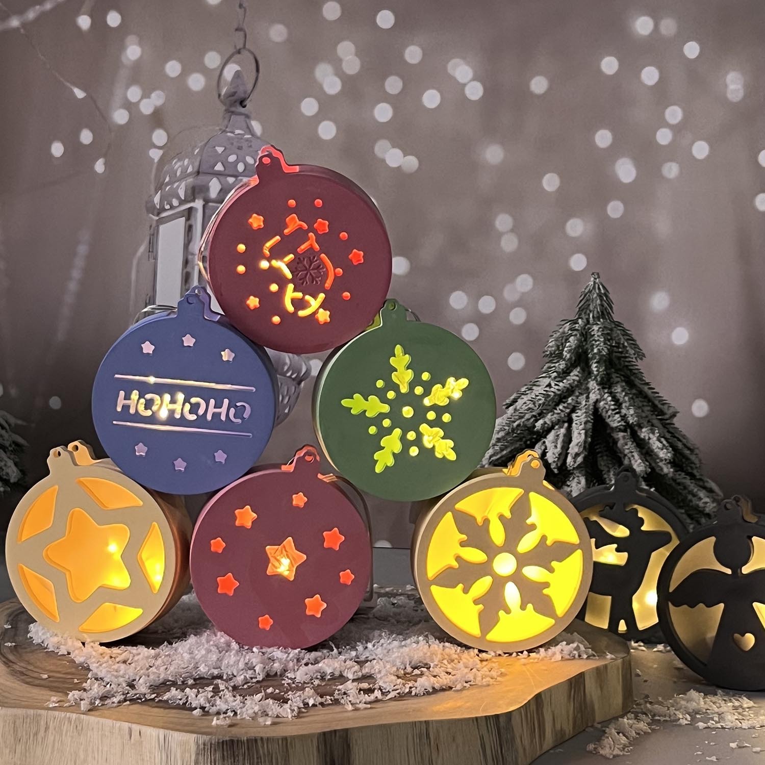 Christmas Series Night Light P - đánh giá và giá Pendant Lighting Christmas Decor