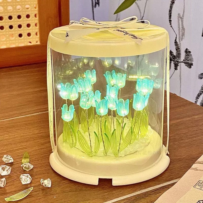 DIY Tulip Lamp Simulation Flow - đánh giá và giá Decor Lighting Table Lamps
