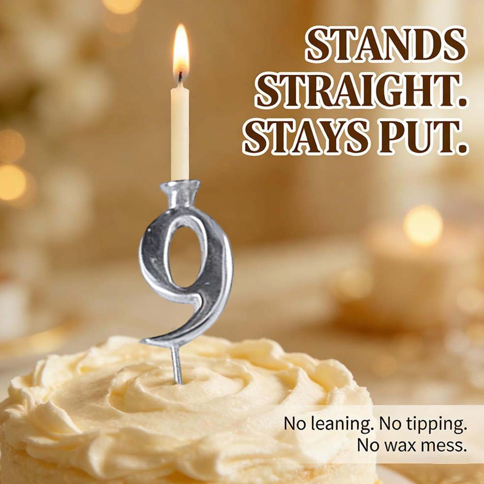 Reusable numbers birthday cand - đánh giá và giá Candle Holder Set