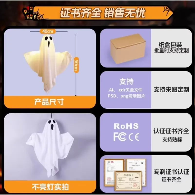 Indoor Outdoor LED Ghost Chris - đánh giá và giá Pendant Lighting Christmas Decor