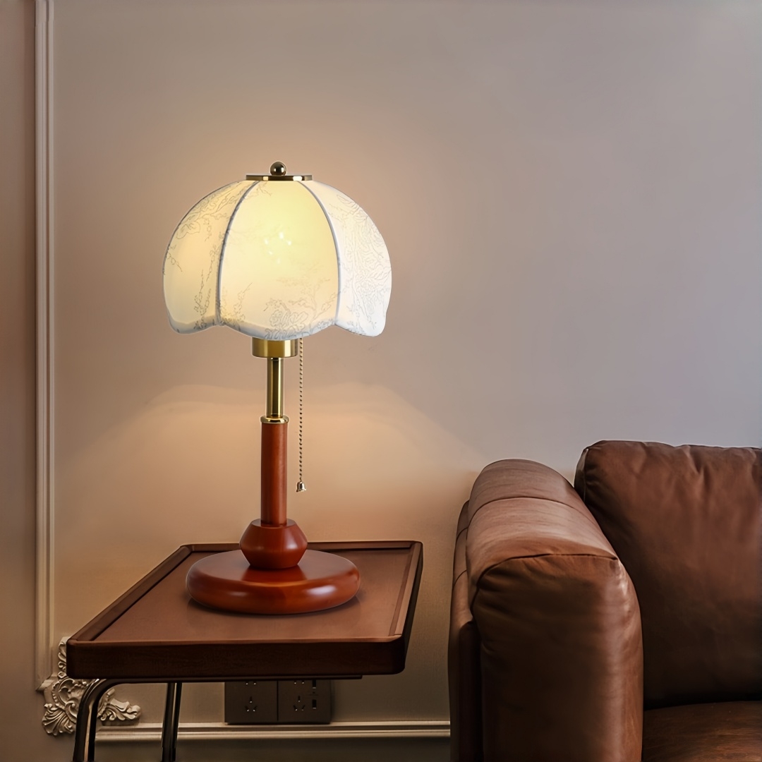 Vintage Scalloped Dome Table L - đánh giá và giá Decor Lighting Table Lamps