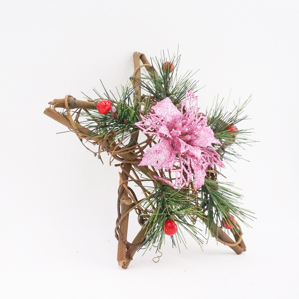 3Pcs Five-Pointed Star Rattan  - đánh giá và giá Pendant Lighting Christmas Decor