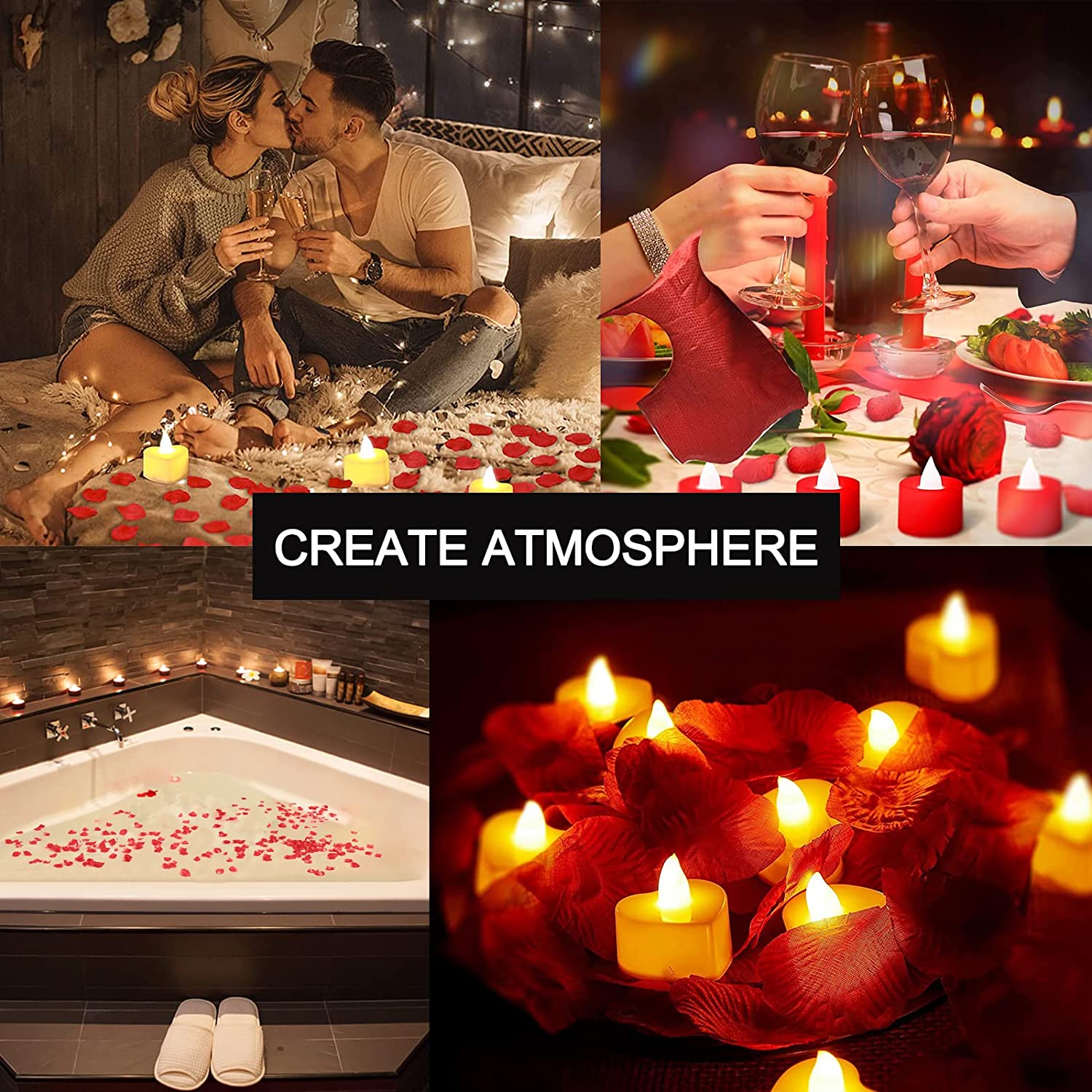 12/24Pcs Flameless LED Tea Lig - đánh giá và giá Decor Lighting Hours