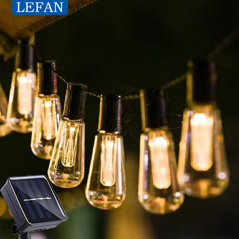 Solar Powered Led Outdoor Stri - đánh giá và giá Pendant Lighting Christmas Decor