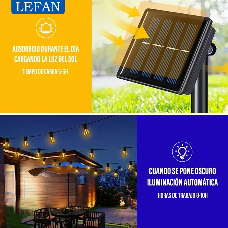 Solar Powered Led Outdoor Stri - đánh giá và giá Pendant Lighting Christmas Decor