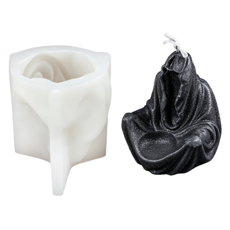 3D Grim Reaper Silicone Candle - đánh giá và giá Candle Holder Set