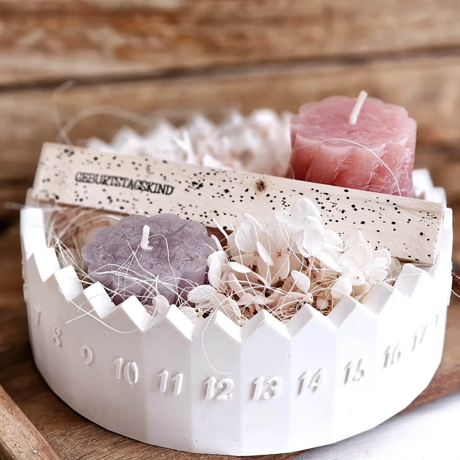 1 set Advent Calendar Silicone - đánh giá và giá Candle Holder Set