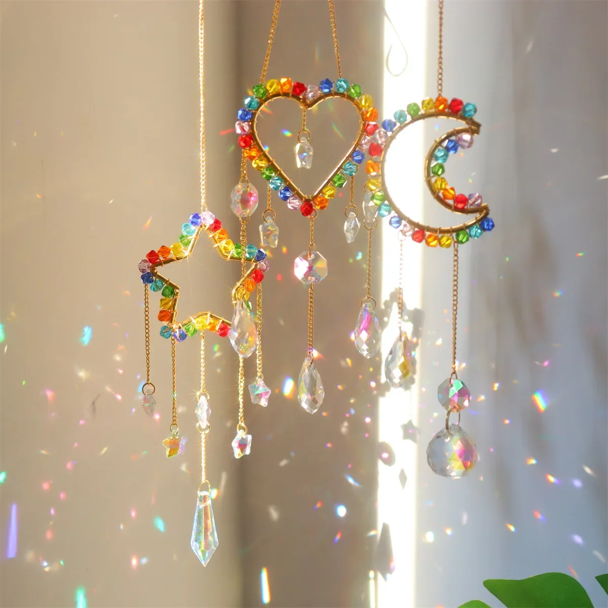 Chakra Suncatcher Rainbow Pris - đánh giá và giá Pendant Lighting Christmas Decor