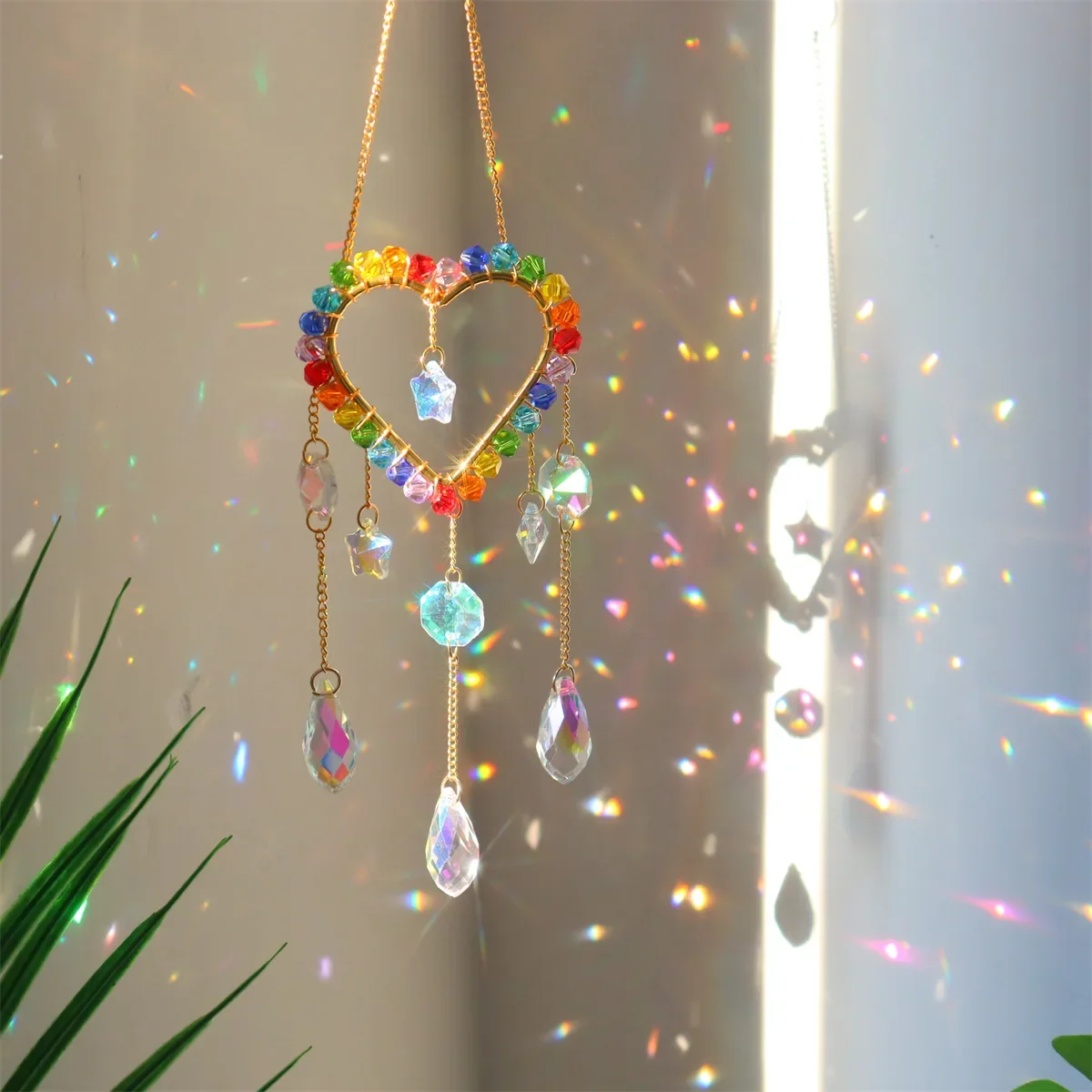Chakra Suncatcher Rainbow Pris - đánh giá và giá Pendant Lighting Christmas Decor
