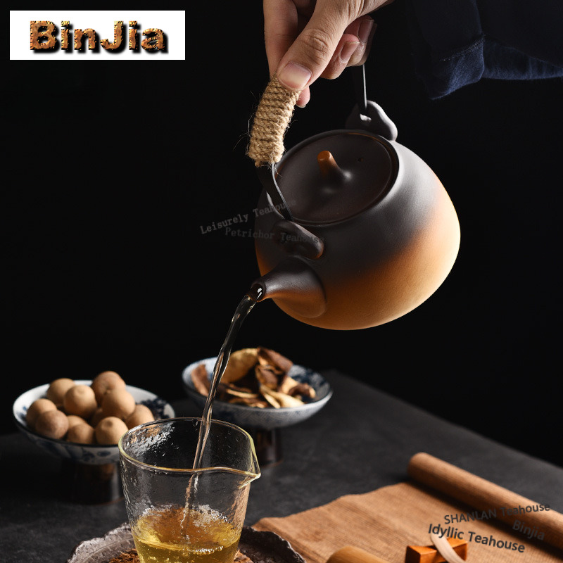 Crude Pottery High-handled Pot - đánh giá và giá Candle Holder Set