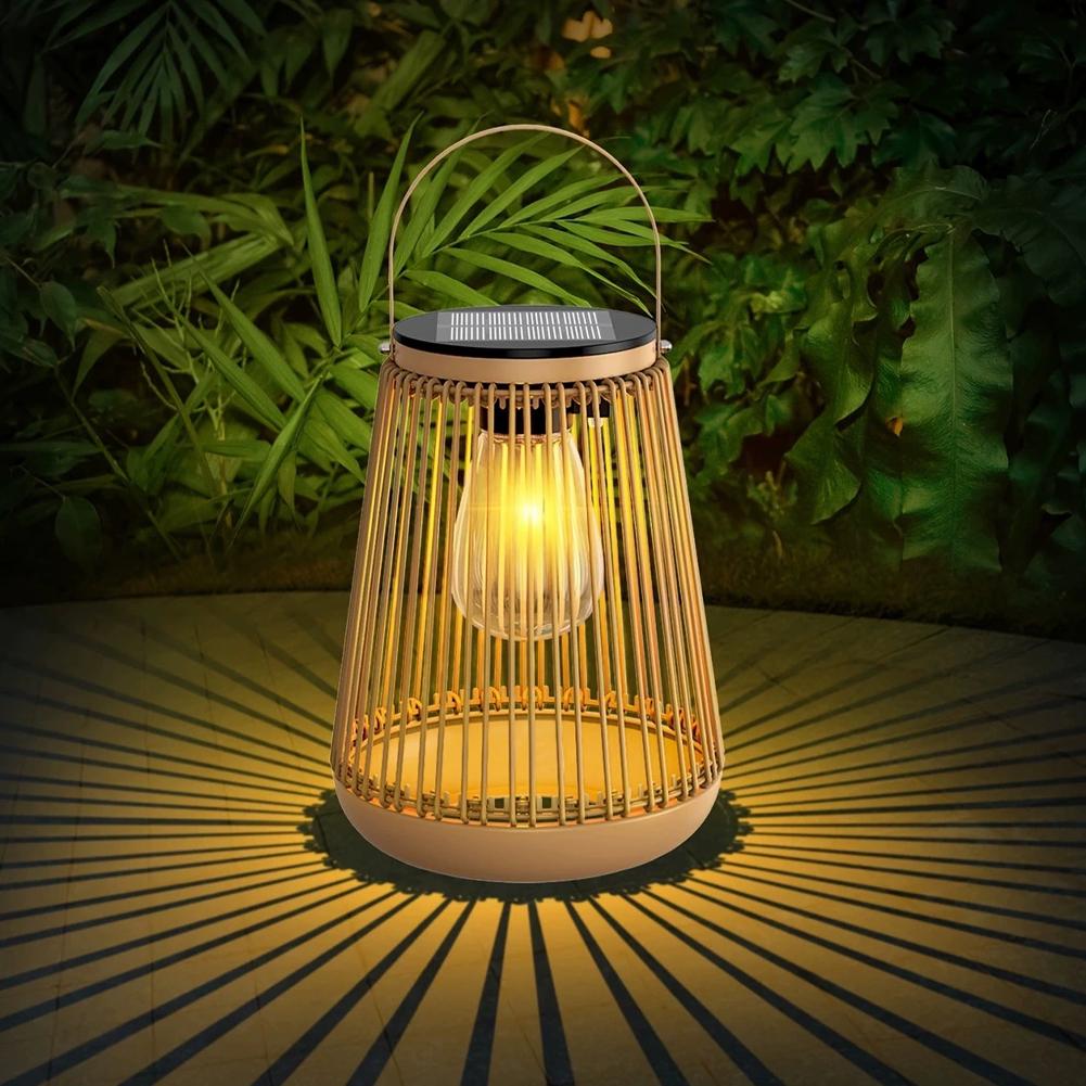 IP65 Waterproof Solar Rattan L - đánh giá và giá Decor Lighting Table Lamps