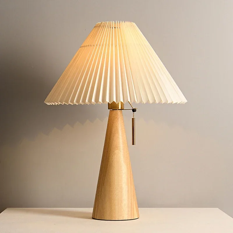 Retro Pleated Table Lamp Nordi - đánh giá và giá Decor Lighting Table Lamps