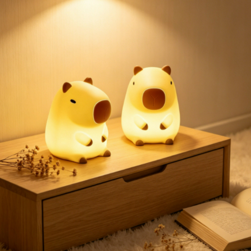 Cute Pet Capybara Night Light  - đánh giá và giá Decor Lighting Sales