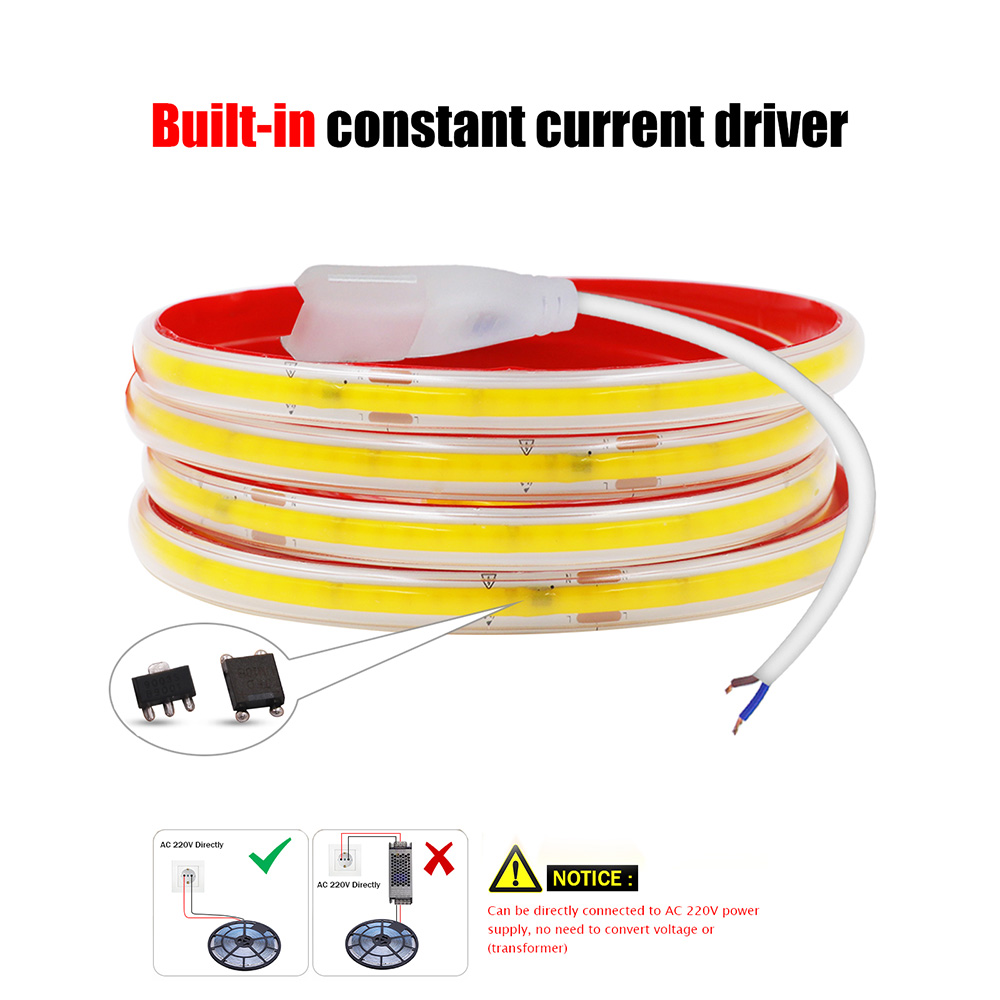 LED COB Strip Lights with Adhe - đánh giá và giá Decor Lighting Hours