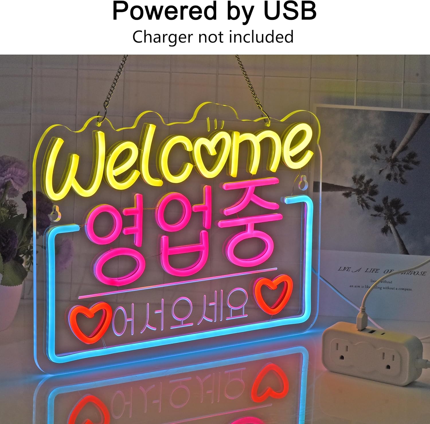 Korean Welcome on Sale Neon Si - đánh giá và giá Decor Lighting Sales