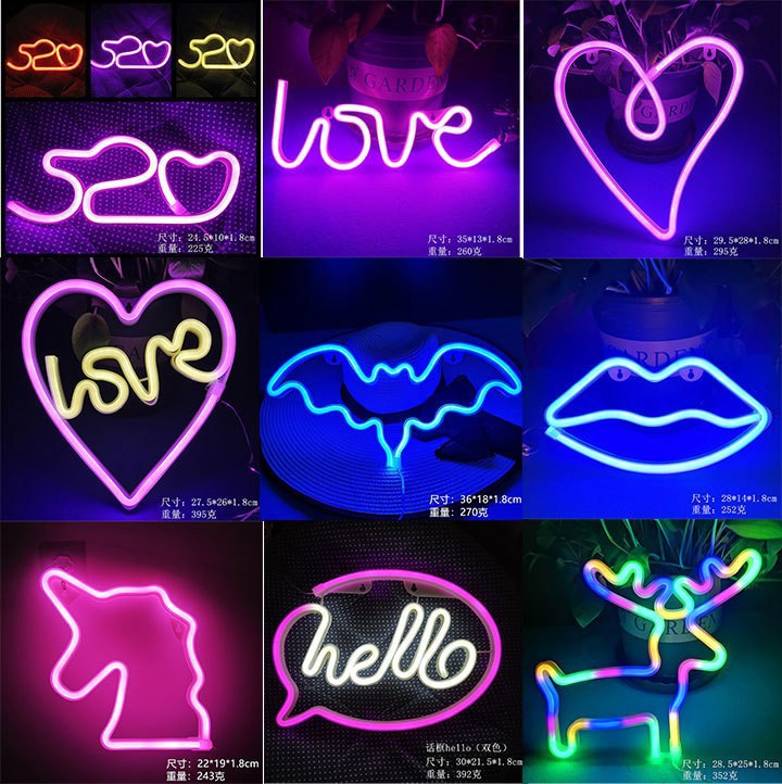 Custom LED Neon Sign with USB/ - đánh giá và giá Pendant Lighting Christmas Decor