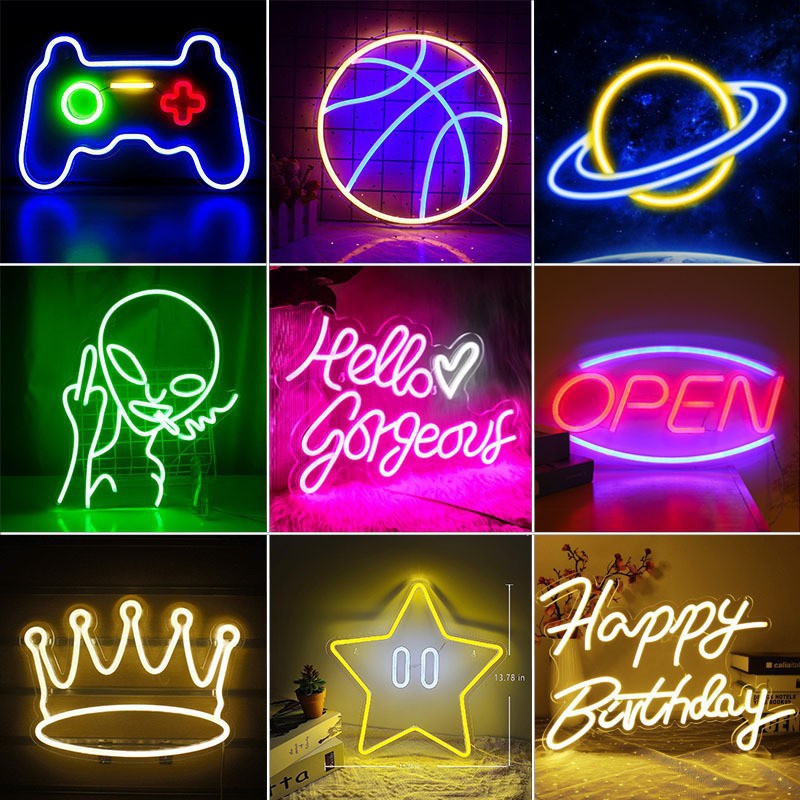 Custom LED Neon Sign with USB/ - đánh giá và giá Pendant Lighting Christmas Decor